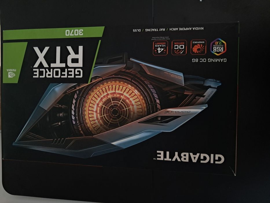 Placa Gráfica Gigabyte RTX 3070 8GB — Potência e Fiabilidade
