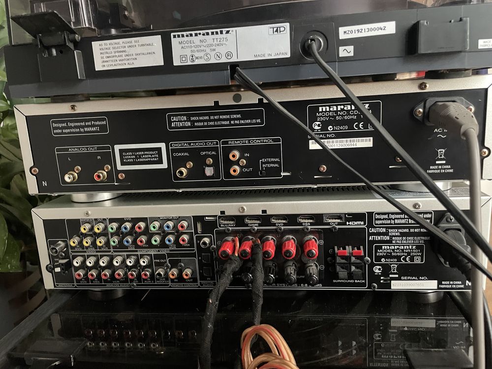 Amplituner Marantz 1501 + Odtwarzacz CD Marantz 5005