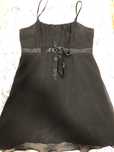 Vestido curto  de cerimónia Preto