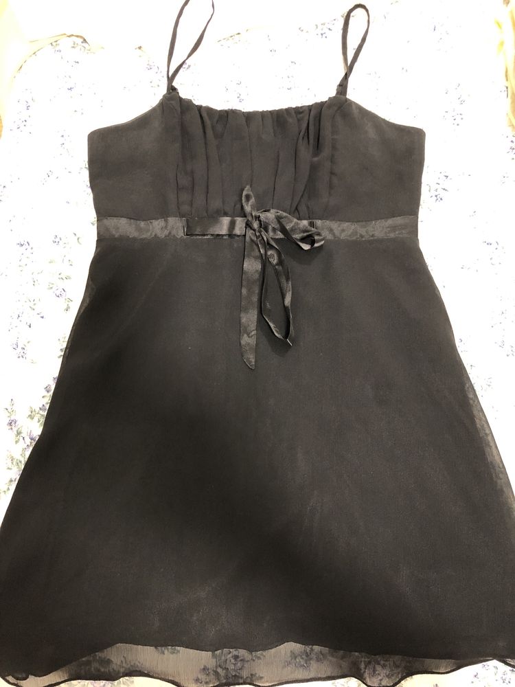 Vestido curto  de cerimónia Preto