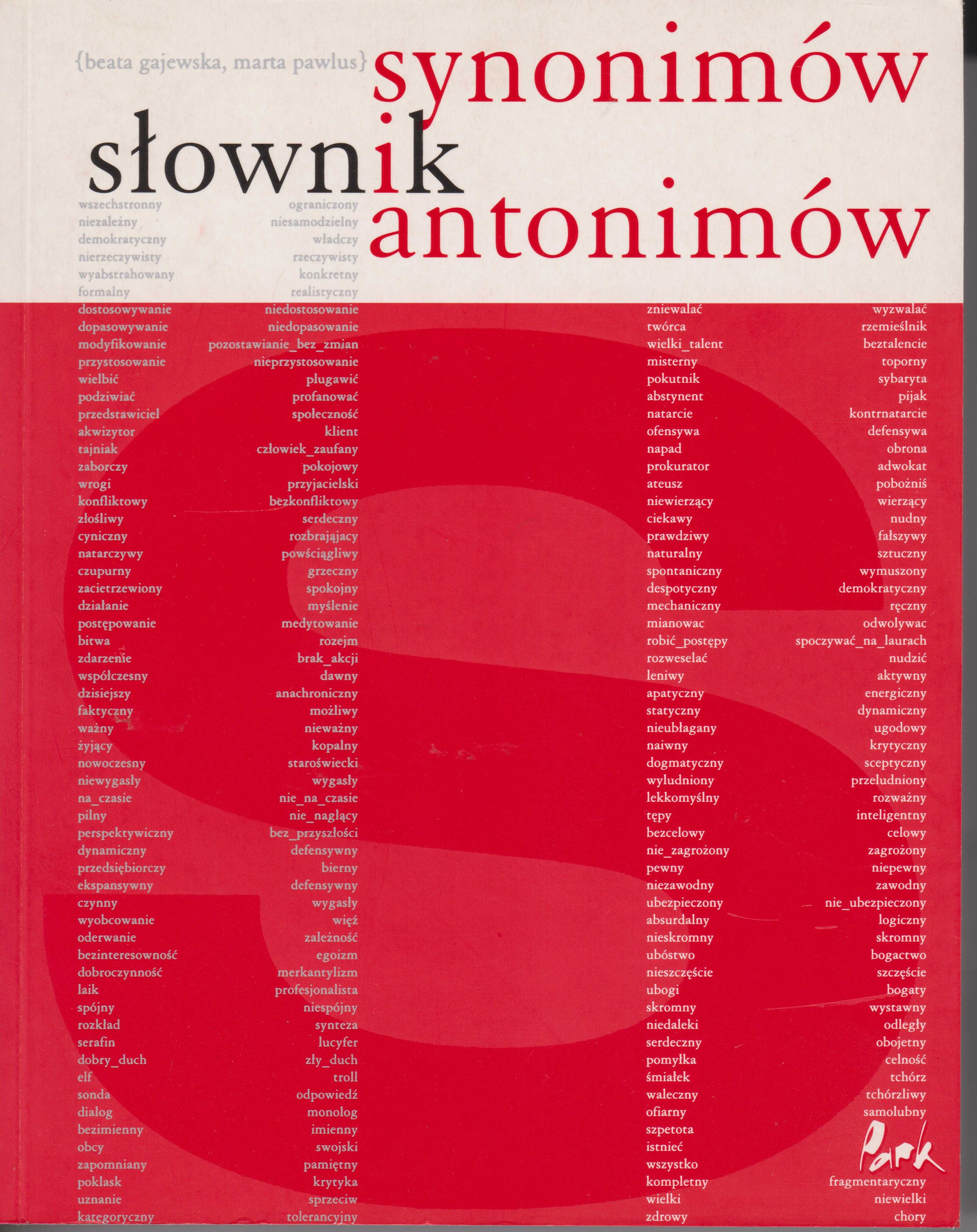 Słownik synonimów i antonimów