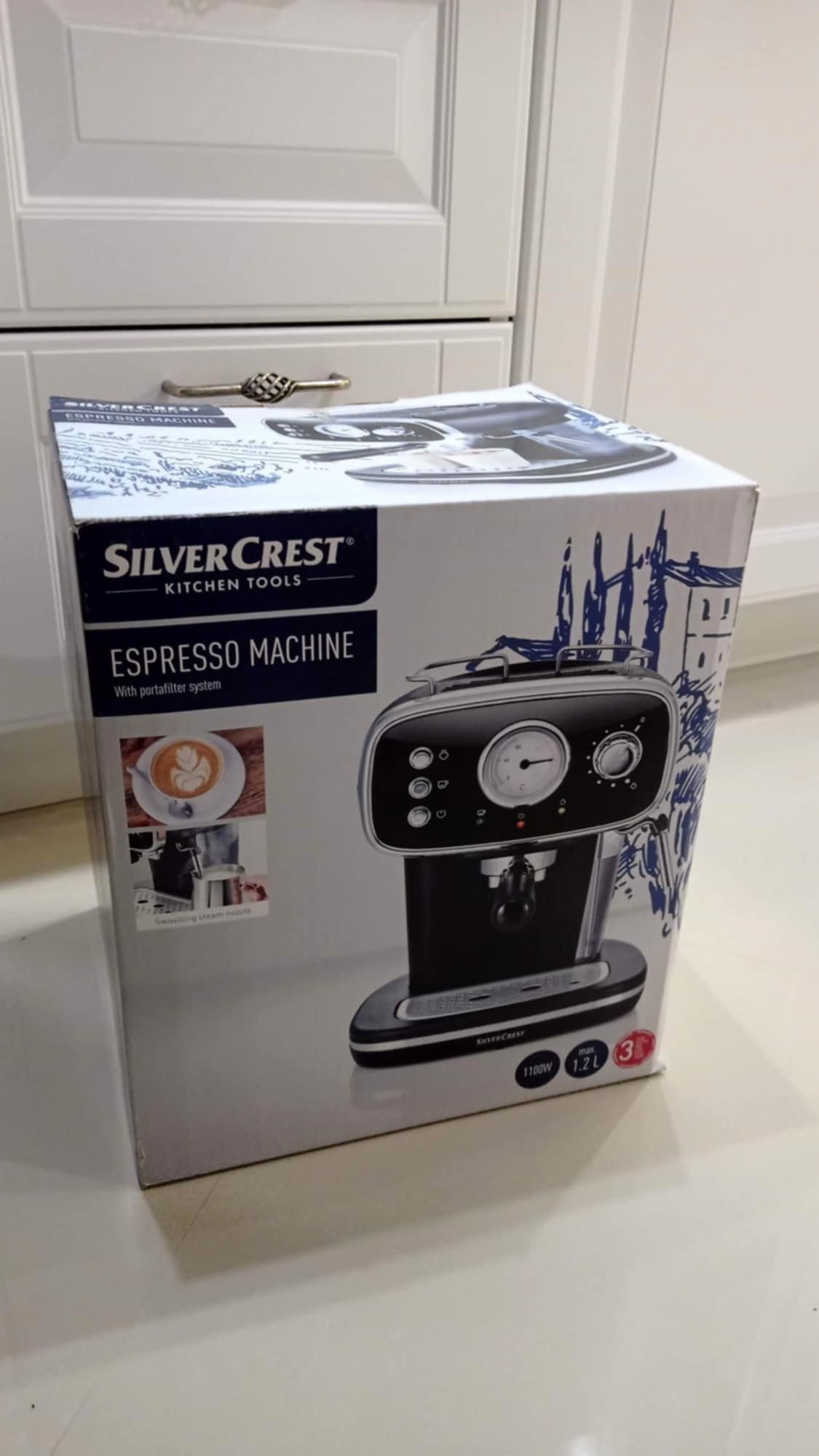 Ekspres ciśnieniowy Kolbowy  SILVERCREST bardz dobry stan -)