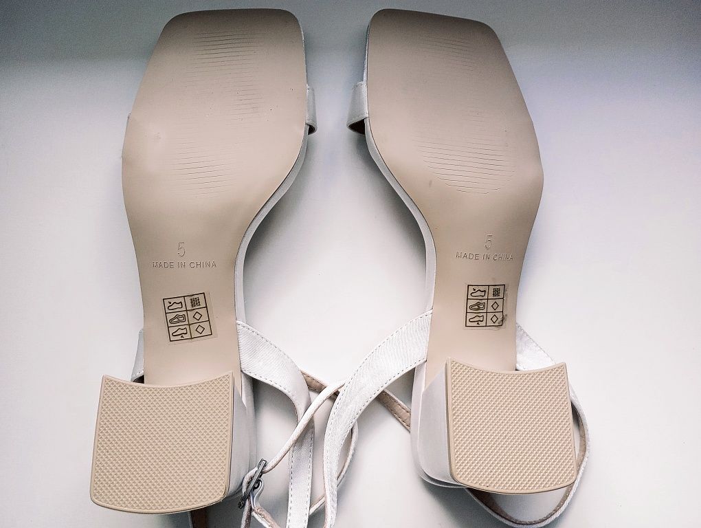 NOWE sandały ślubne Be Mine Bridal "Ruhi" – rozmiar 5 (38)
