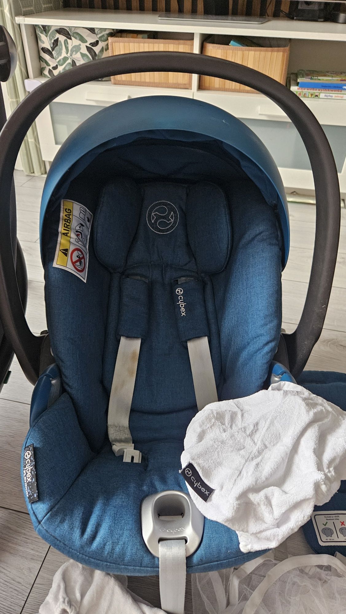 Łupina Cybex Cloud Z2i-Size 0-13+Fotelik obrotowy Cybex Sirona do 18kg