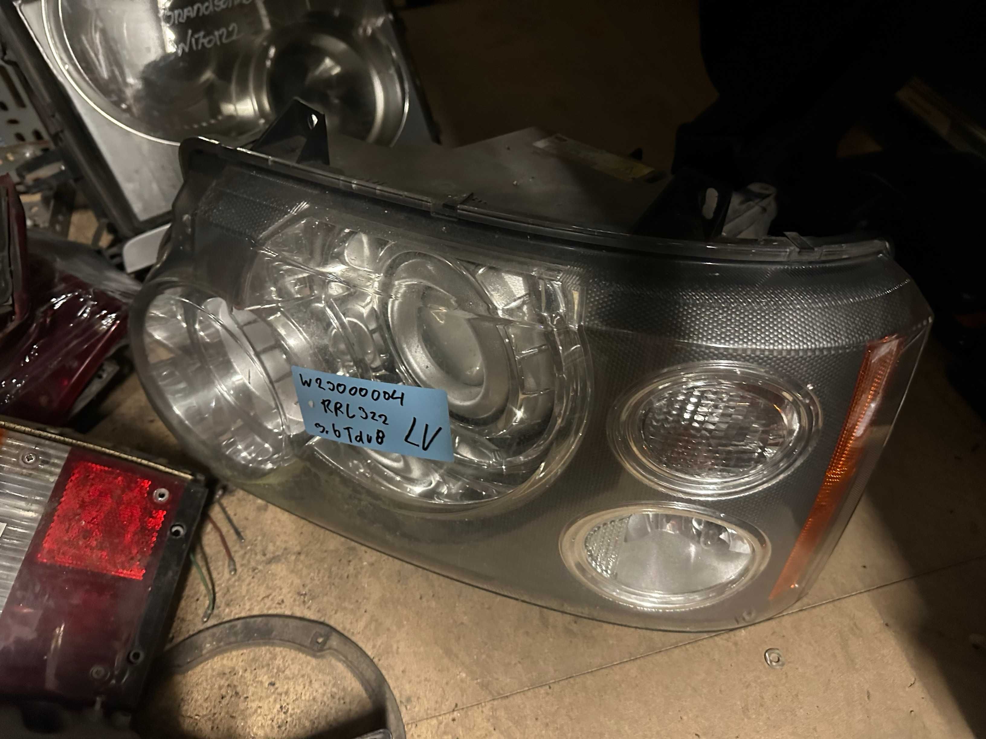 Range Rover L322 farol 2008 faróis grelha conjunto