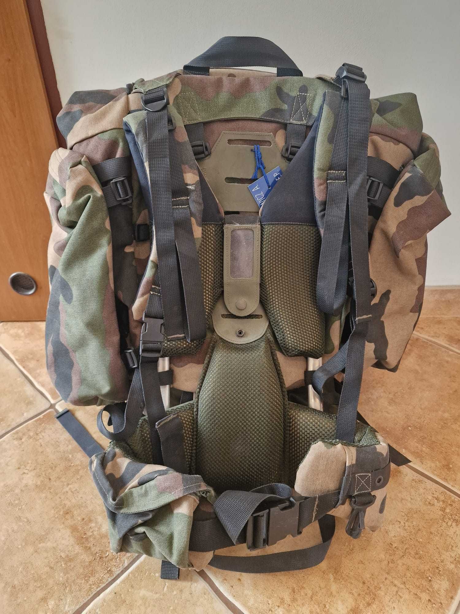 Rzadki plecak armii Francuskiej model F2 wz. CCE 120l pojemności!
