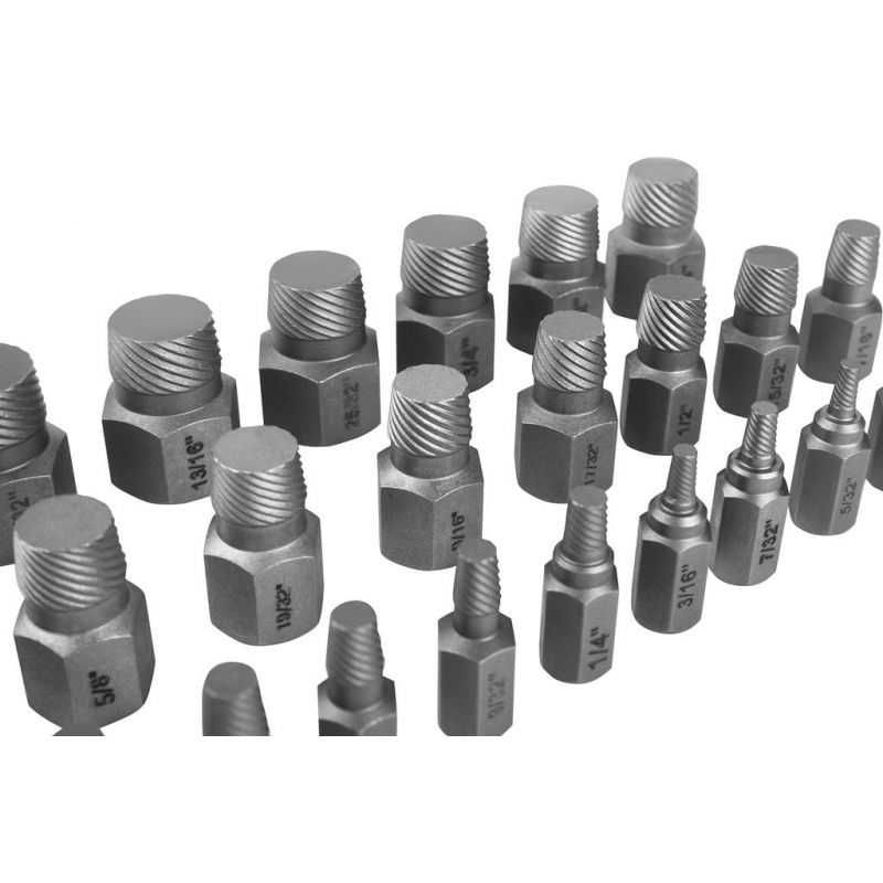 KRAFT&DELE Wykrętaki Do Zerwanych Śrub 25 Elementów Walizka KD10077