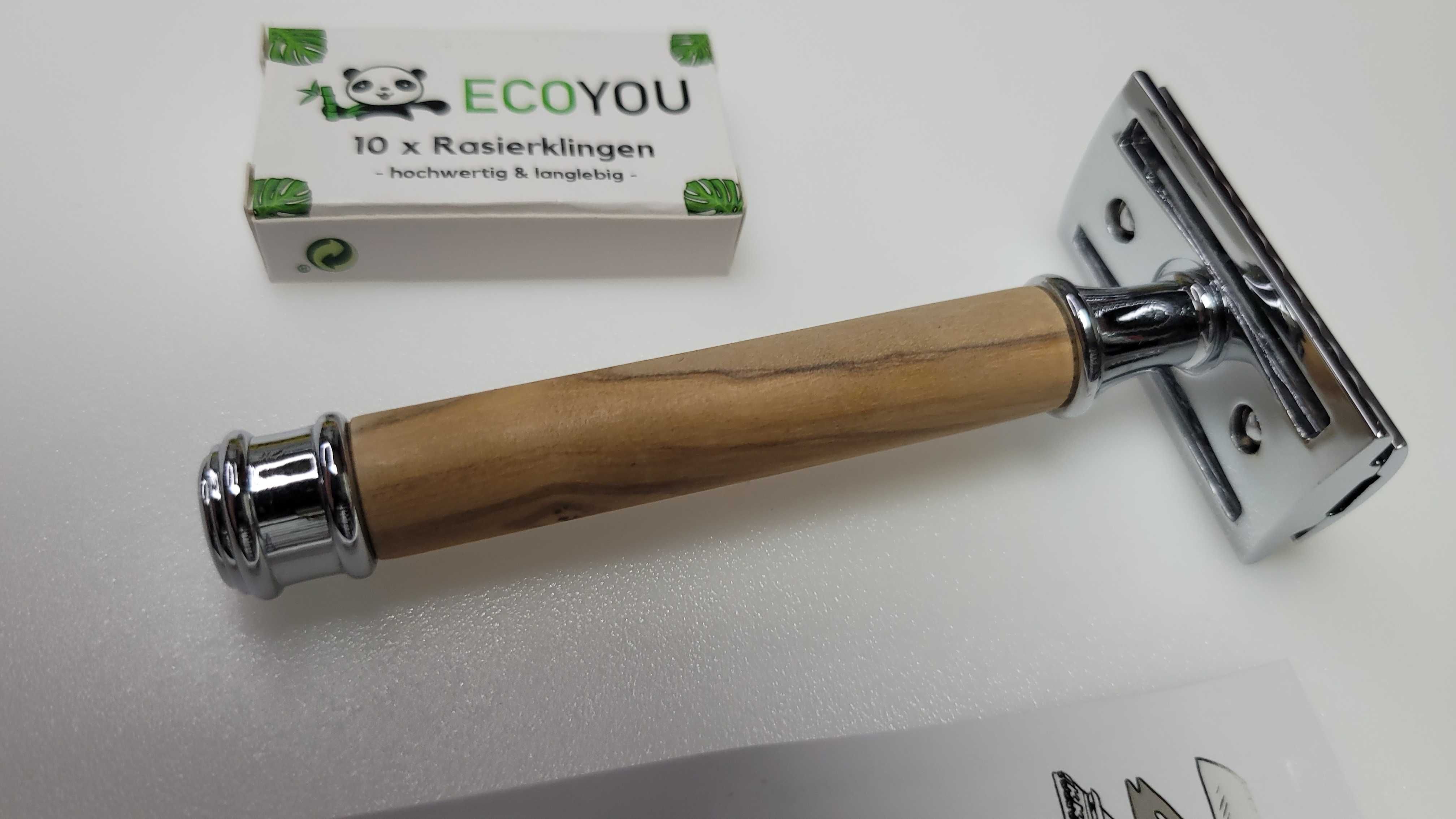 Maszynka do golenia na żyletki EcoYou + 10 żyletek