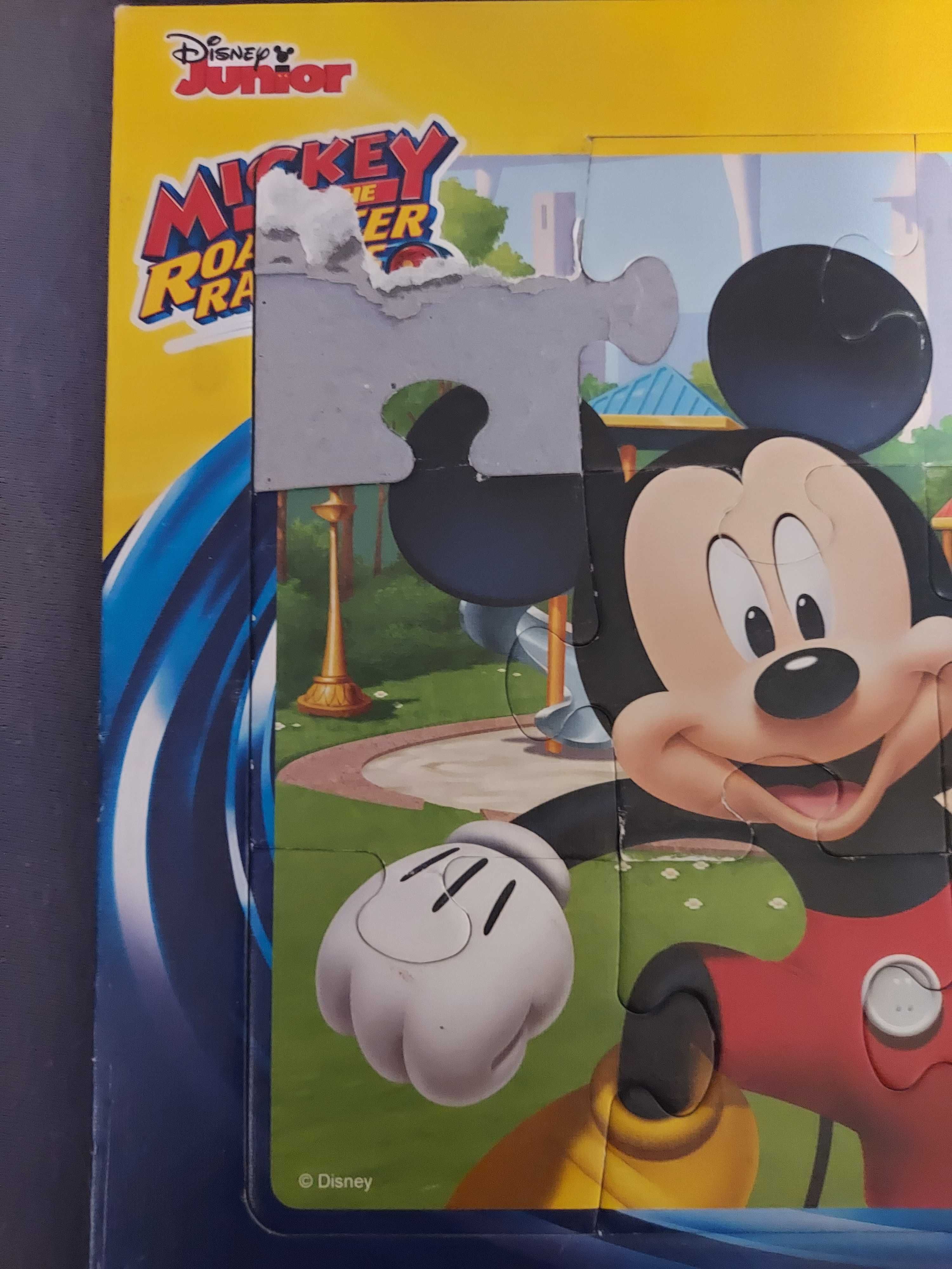 Puzzle w ramce Myszka Mickey 2 obrazki