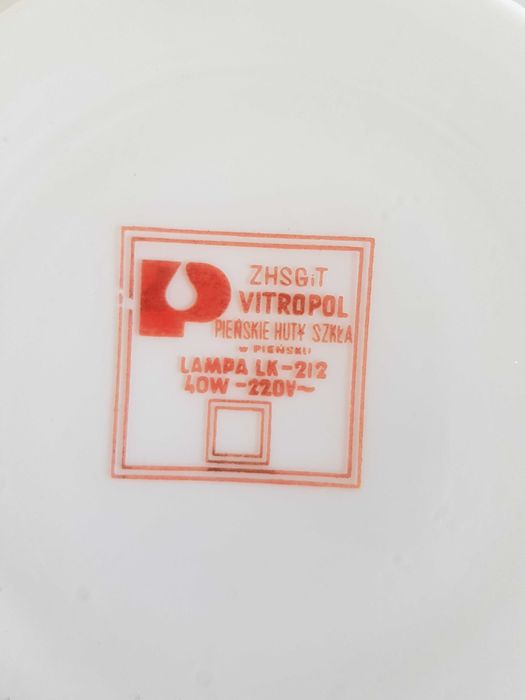 Lampa PRL Vitropol