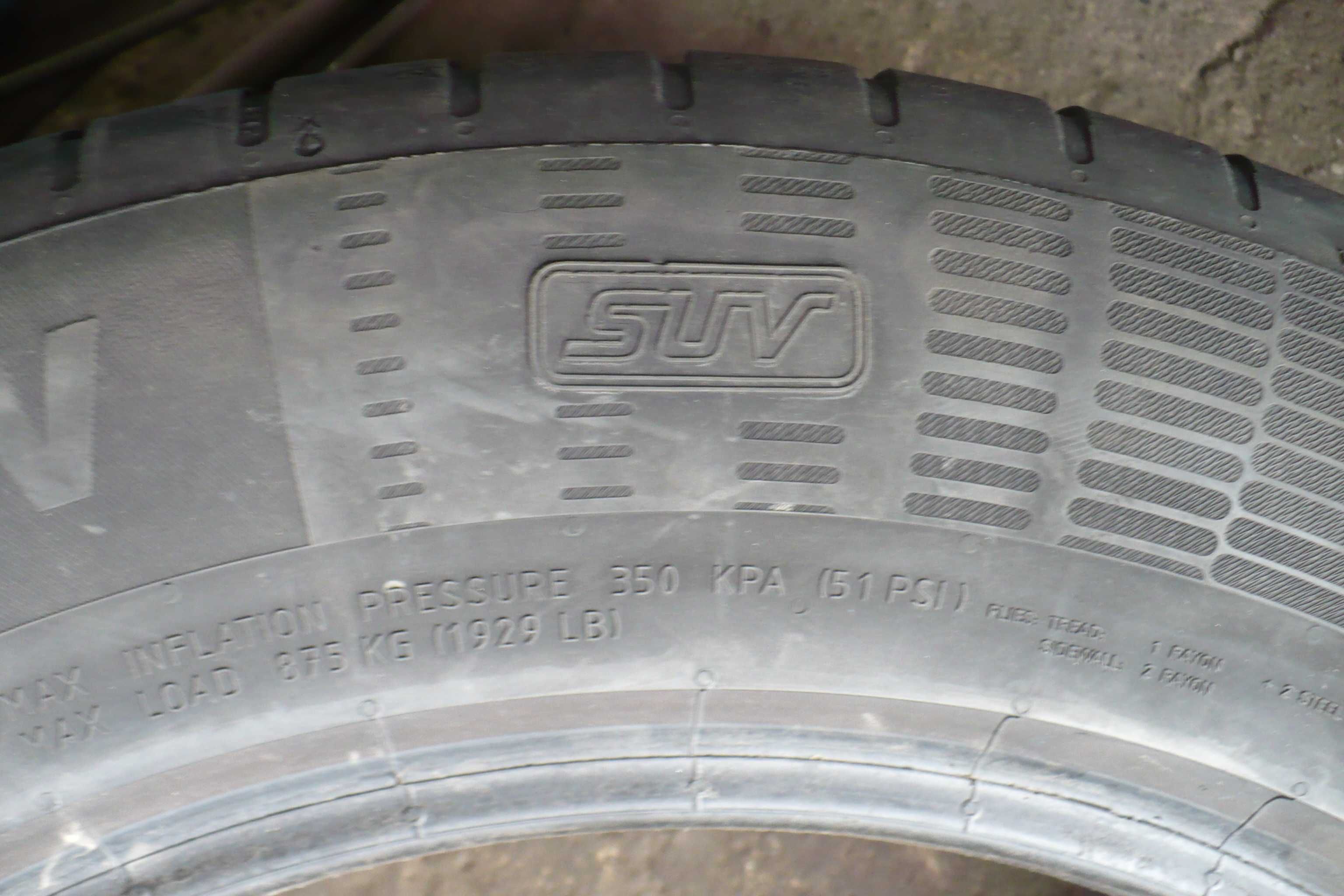 Opony Continental 235/60R18 103V SUV 5,2mm Letnie 2szt.2016r.