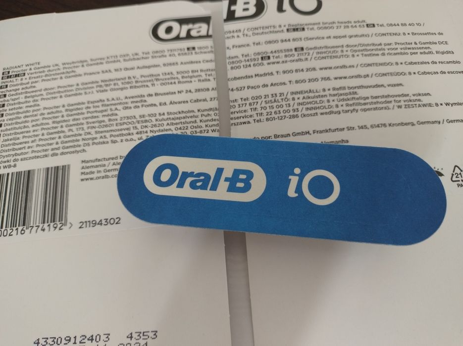 Końcówka do szczoteczki elektrycznej oral-b IO