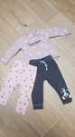 Zestaw ubranek dla dziewczynki ZARA 80cm-86cm bluzka, leginsy, dresy