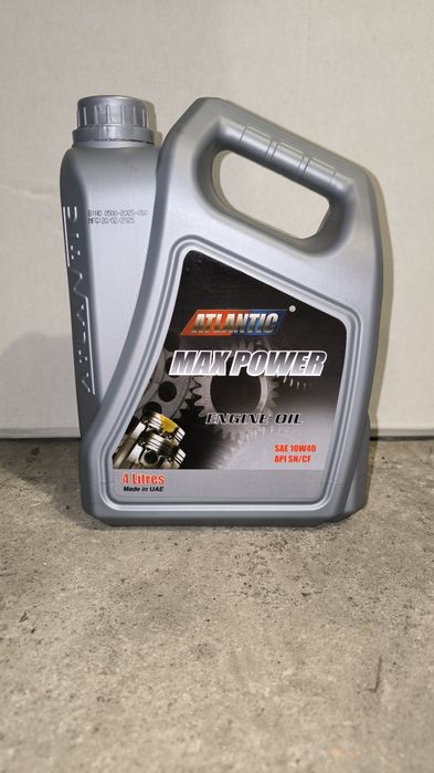 Моторна олива Atlantic Max Power 10W-40 , 4 літри.