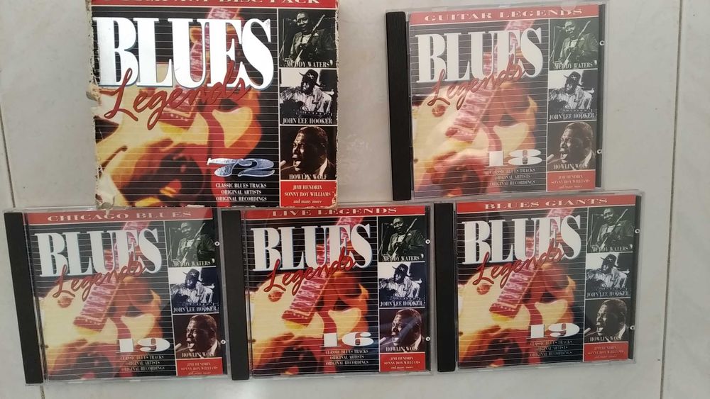 CDs The Best, O melhor de Blues 72 faixas, uma compilação de 4 CD s