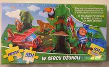 PUZZLE 3D przestrzenne Lubiś W Sercu Dżungli NOWE zafoliowane