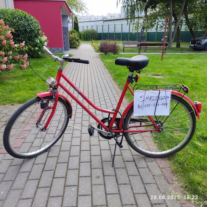 Rower damka retro w bardzo dobrym stanie