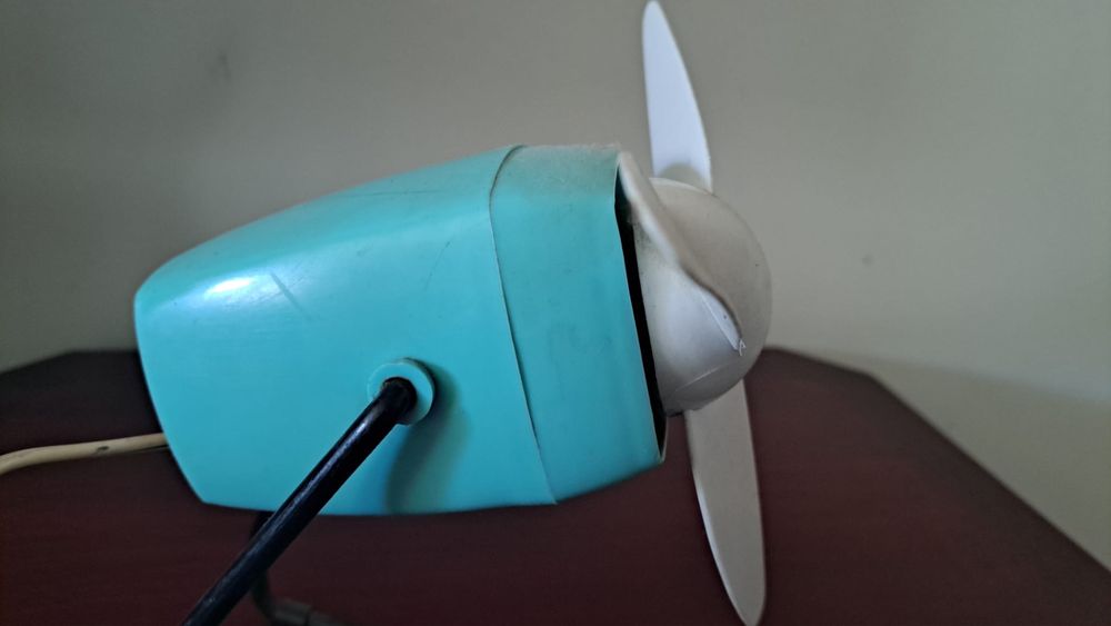 Ventoinha de mesa vintage - anos 60