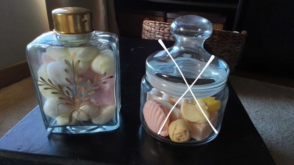 Artigos de decoração para casa-de-banho