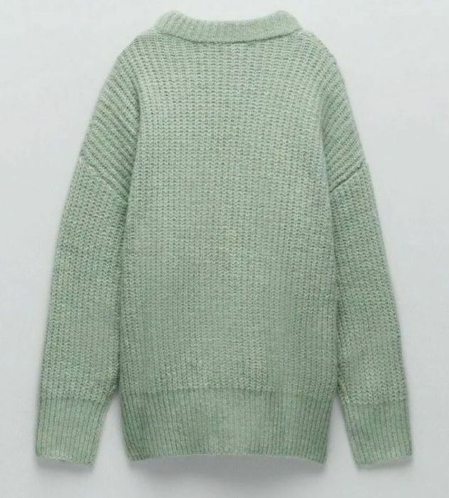 Kardigan oversize z wełną Zara