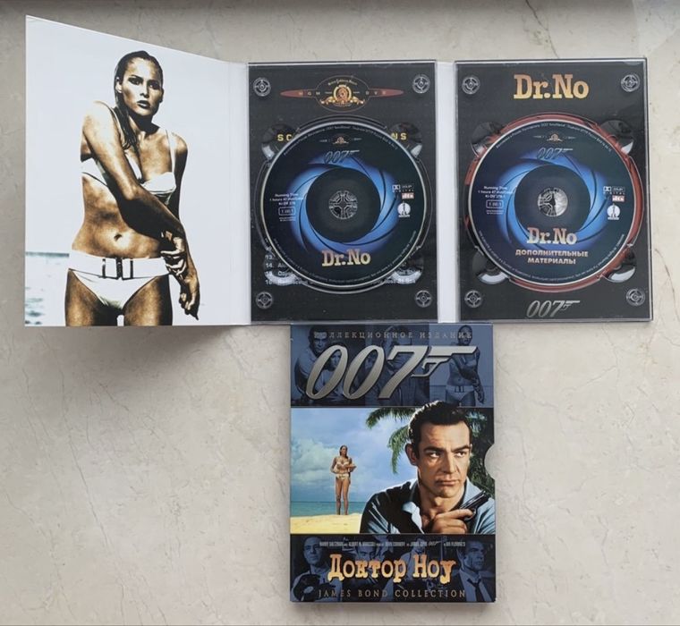 Джеймс Бонд 22 фільми Колекційні двухдискові видання Кіноманія