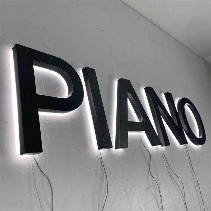 Reclamos Luminosos LED - Letras Monobloco Personalizadas 3D, Corte CNC