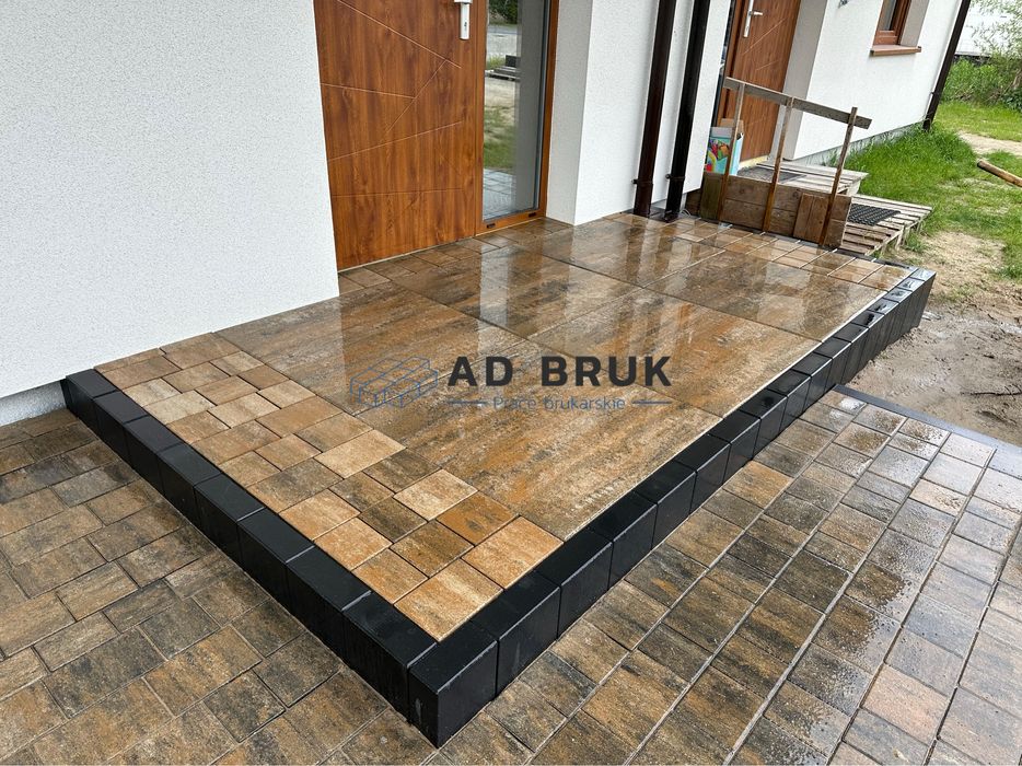 Układanie kostki brukowej, brukarstwo, usługi brukarskie