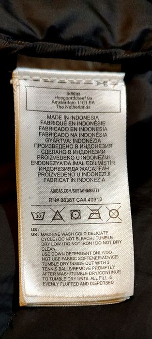 Пухова куртка Adidas GH4604 | Оригінальна