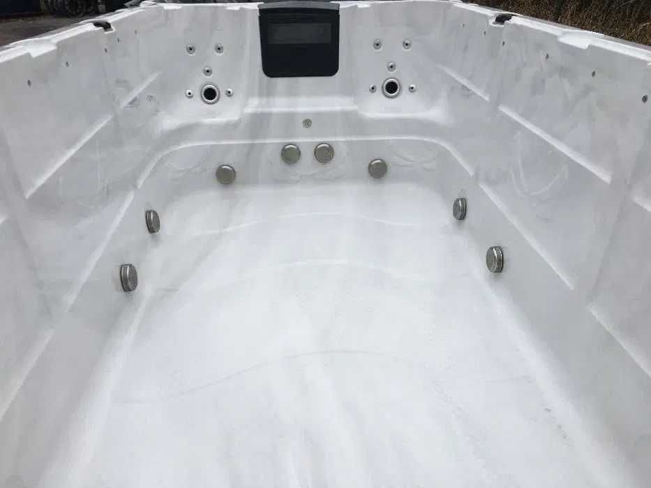 Jacuzzi ogrodowe Spa 6-osobowe z basenem + Pokrywa termiczna