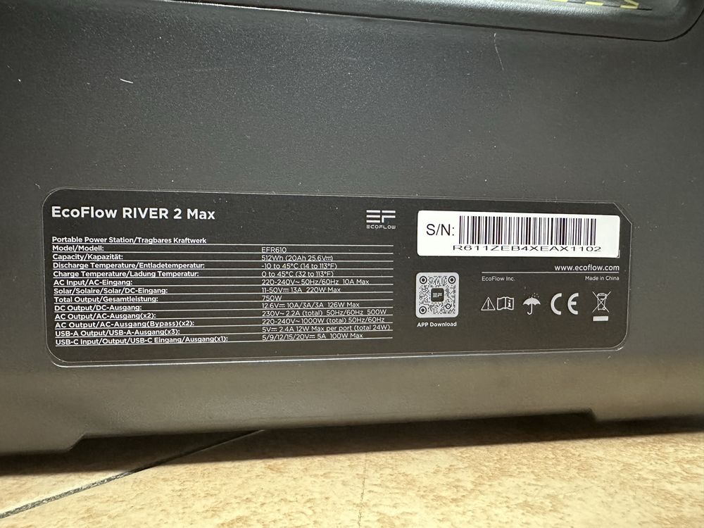 Зарядна станція EcoFlow RIVER 2 Max