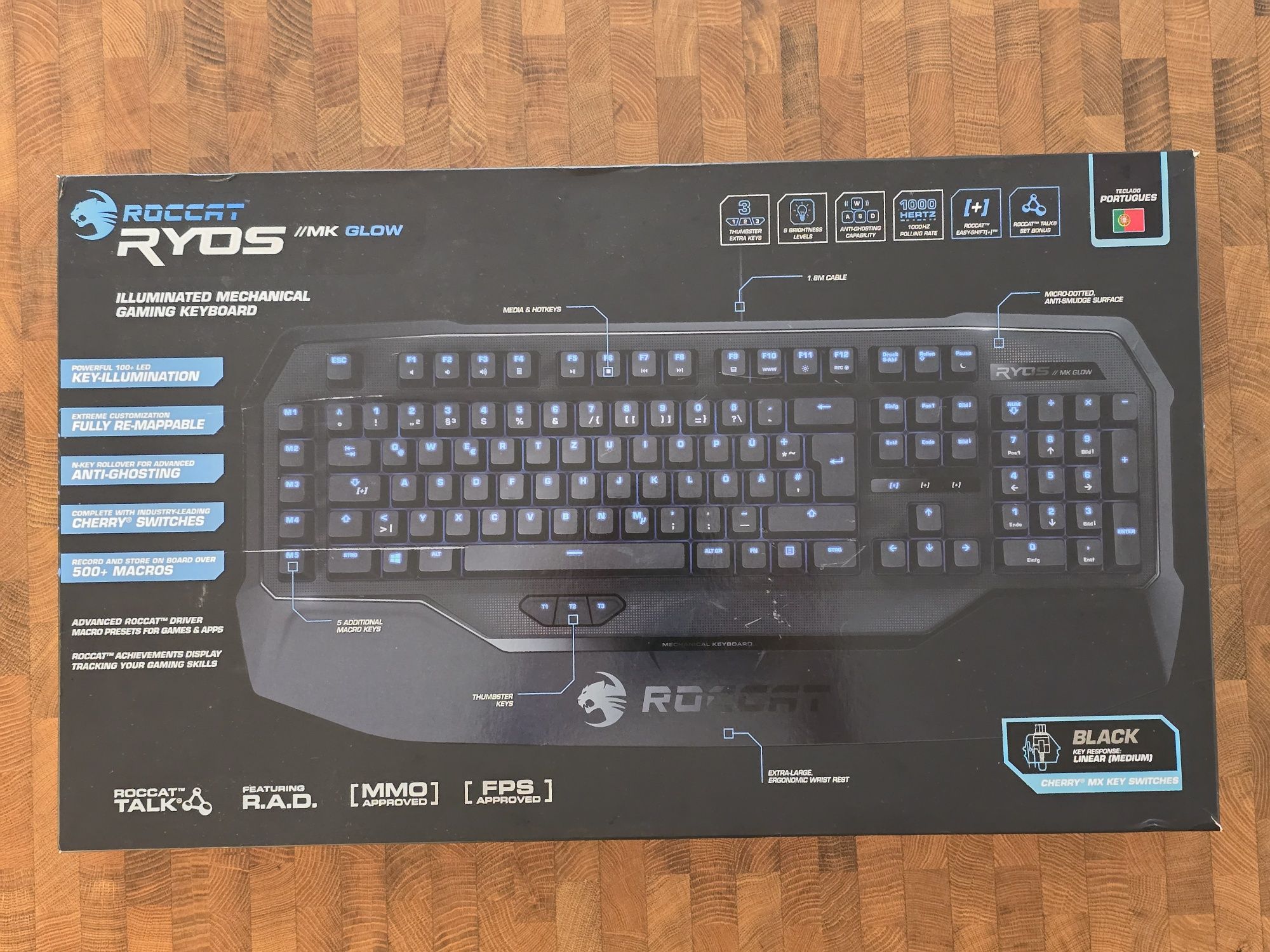 2 teclados mecânicos Corsair K70 e Roccat Ryos (ler anúncio)