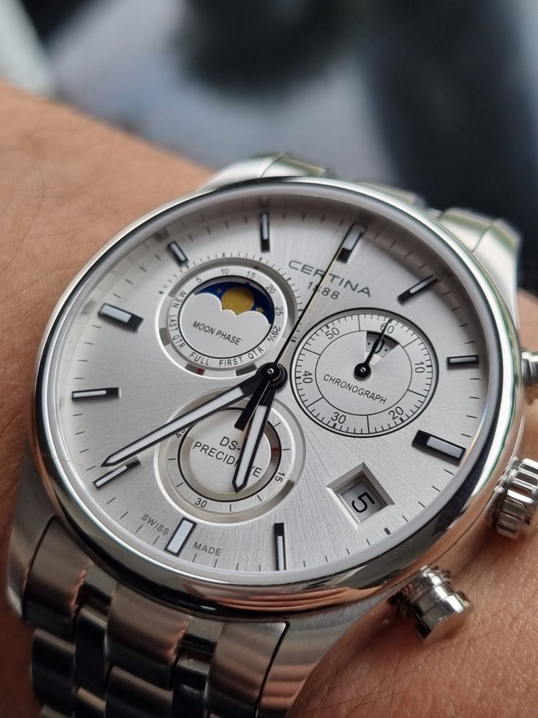 Certina DS8 Moonphase, full set