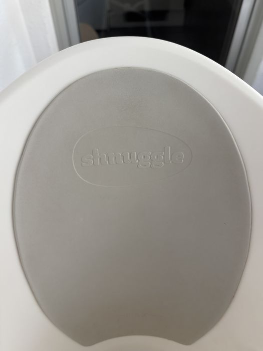 Banheira Shnuggle branca + suporte