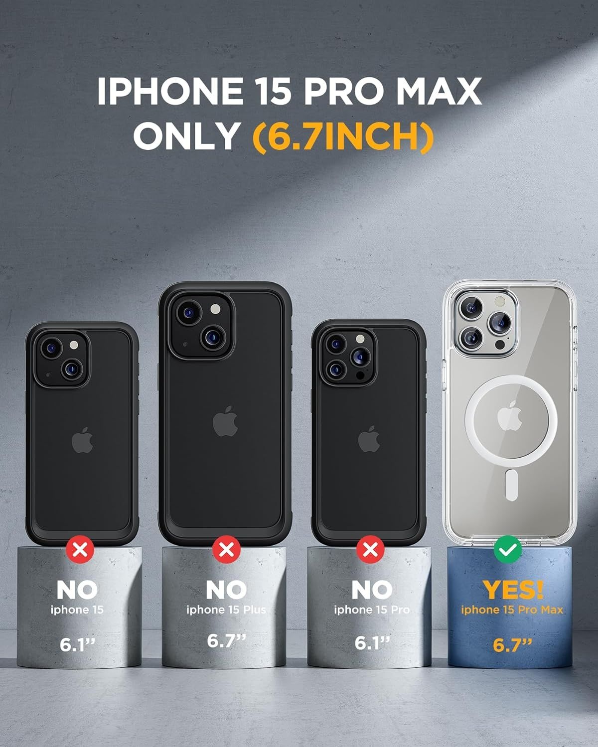 Plecki Solt do Apple iPhone 15 Pro Max Etui do iPhone 15 Pro Max bezba