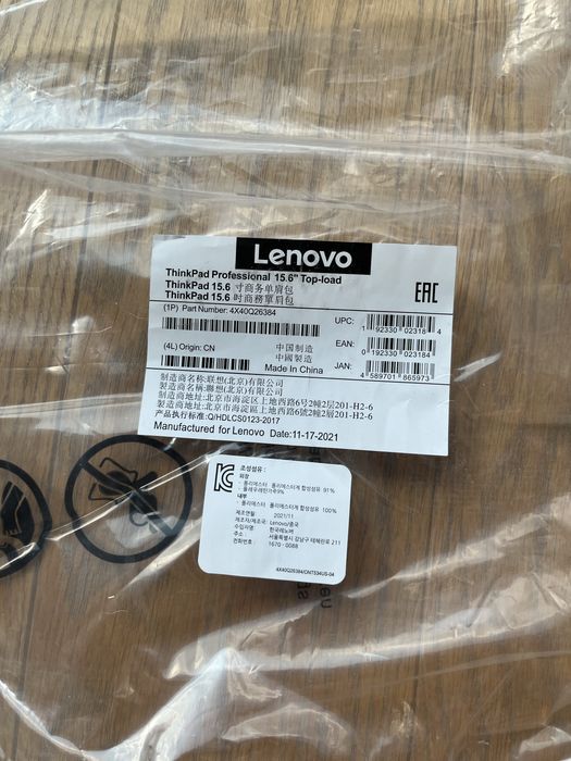Torba na Laptop ThinkPad Professional 15.6 Top-load (4X40Q26384)