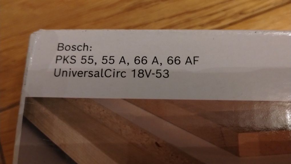 Szyna prowadząca do pilarki tarczowej Bosch PKS55, PKS66, Universal18V