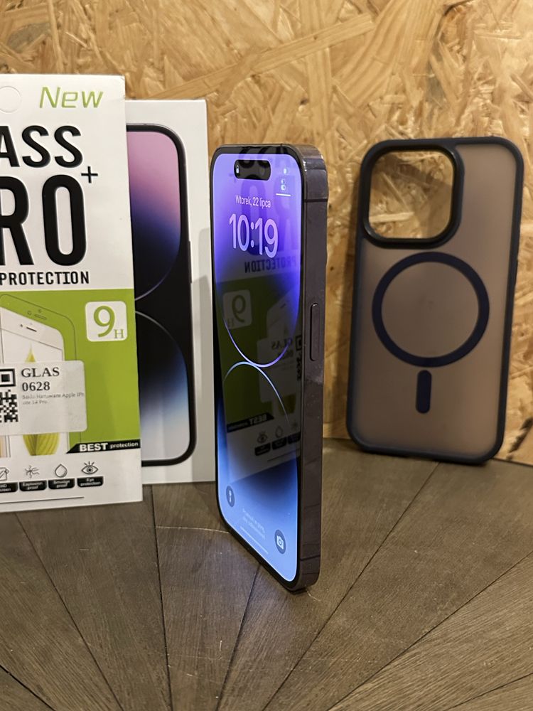 Apple Iphone 14 pro 128gb deep purple 88% baterii stan idealny!