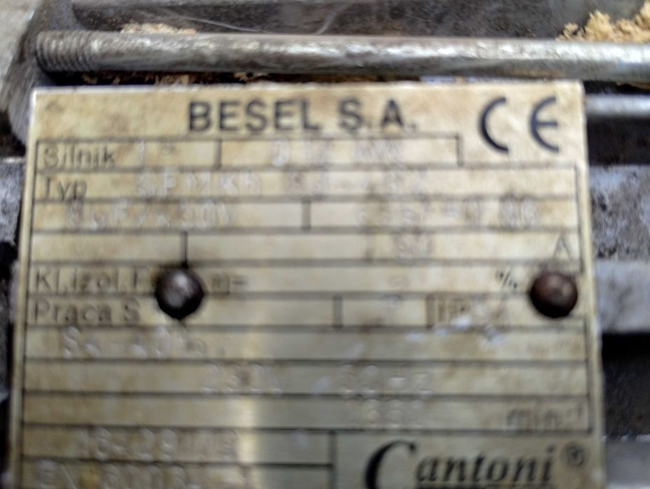 Przekładnia, motoreduktor do podajnika tłokowego Besel Cantoni Motor