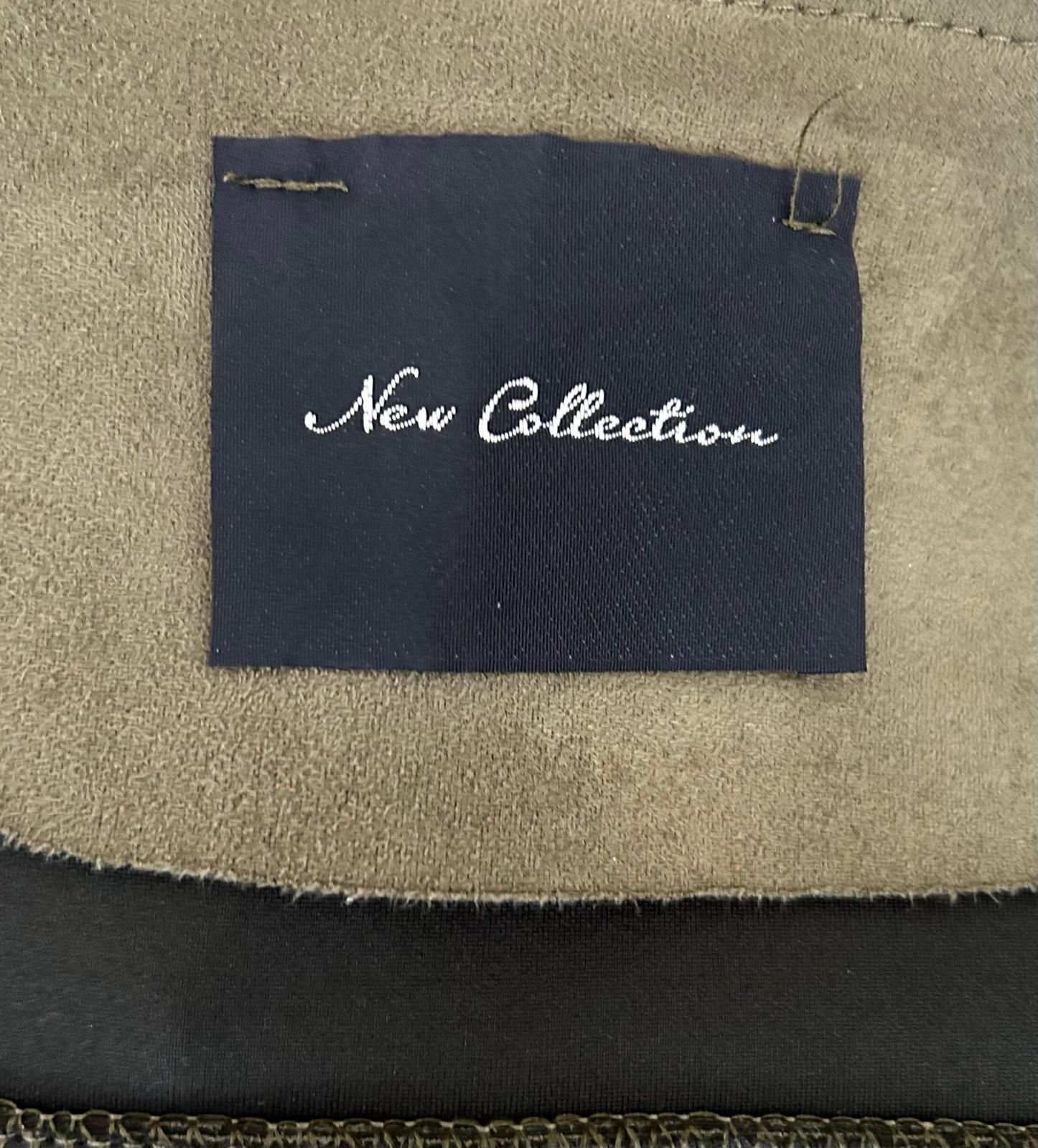 Blusão caqui com franjas New Collection