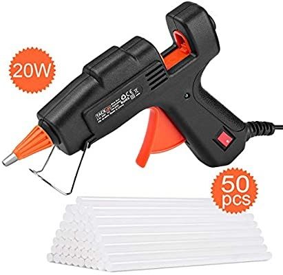 Novas! Mini pistola de cola Tacklife 20W com 50 BARRAS cola Bricolage