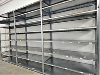 Regał Magazynowy 60x250x393/21p Metalowy Ocynk Garaż Warsztat Piwnica