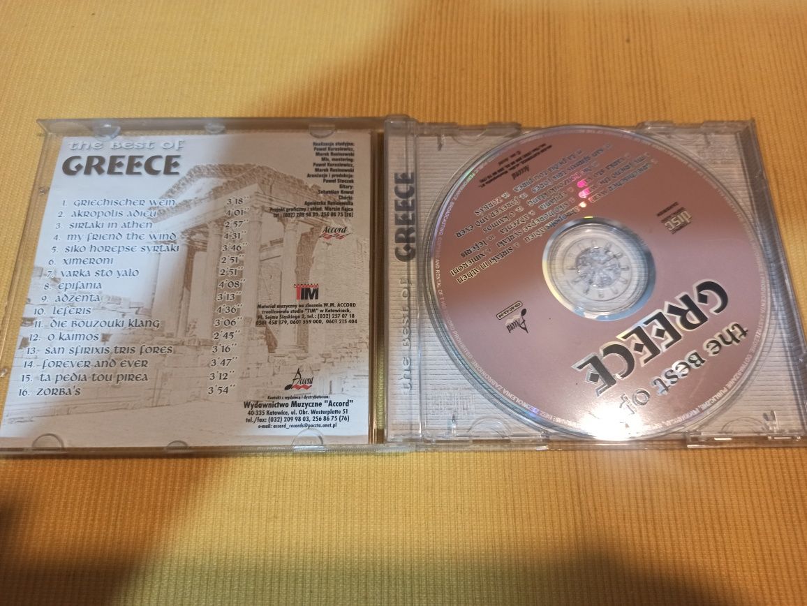 Płyty cd- the best of greece, przeboje lat 80, latino hits