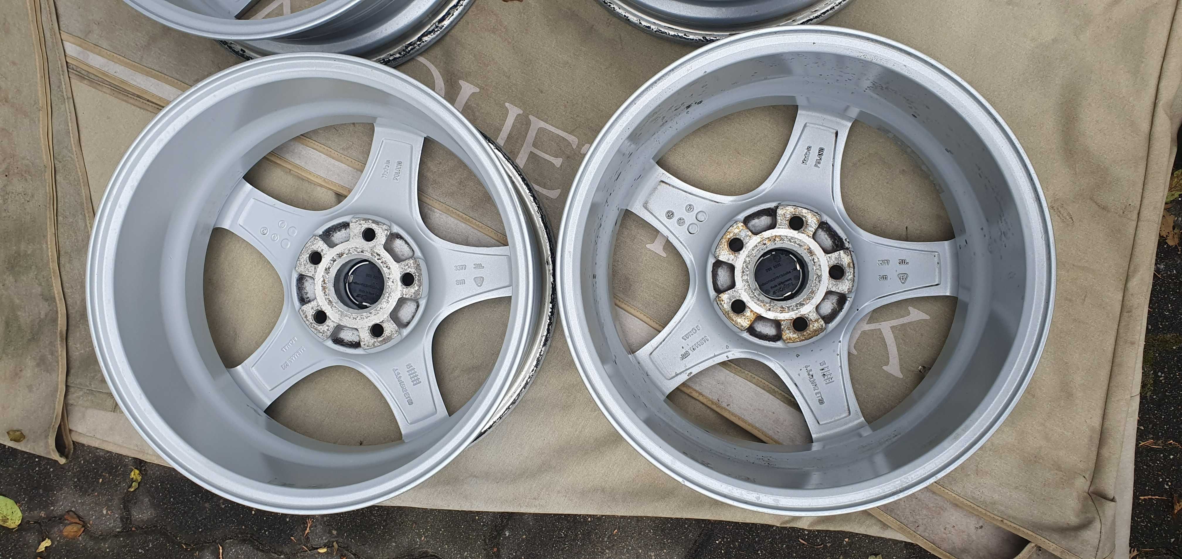 felgi aluminiowe RONAL 5x112 6.5Jx16H2 ET50 57,1 mm (m.in. do VW T4)