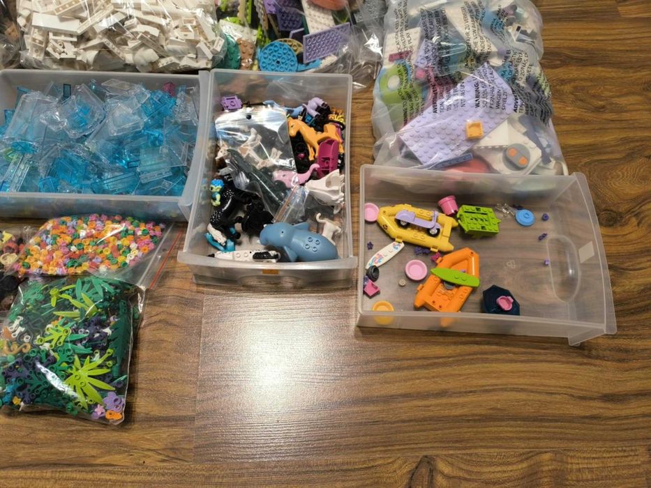 Lego Friends 15 kg zwierzęta ludziki elementy mix