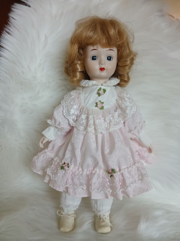 Lalka porcelanowa,41 cm,vintage,stara