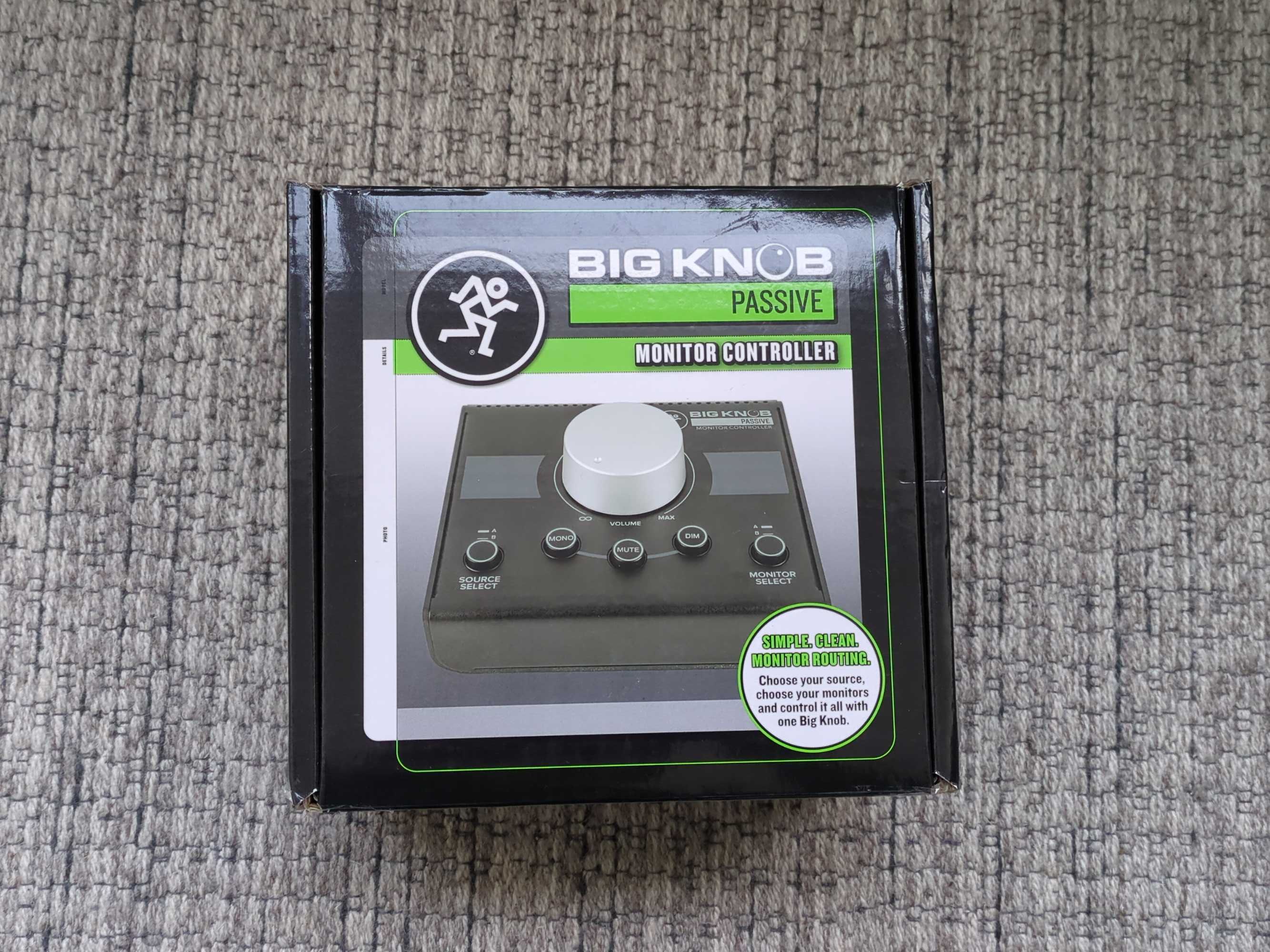 Controlador de monitores Mackie Big Knob Passive - com defeito