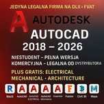 WIECZYSTA licencja AutoCAD Revit Inventor 3ds NieSTUDENT 18-26 legalFV