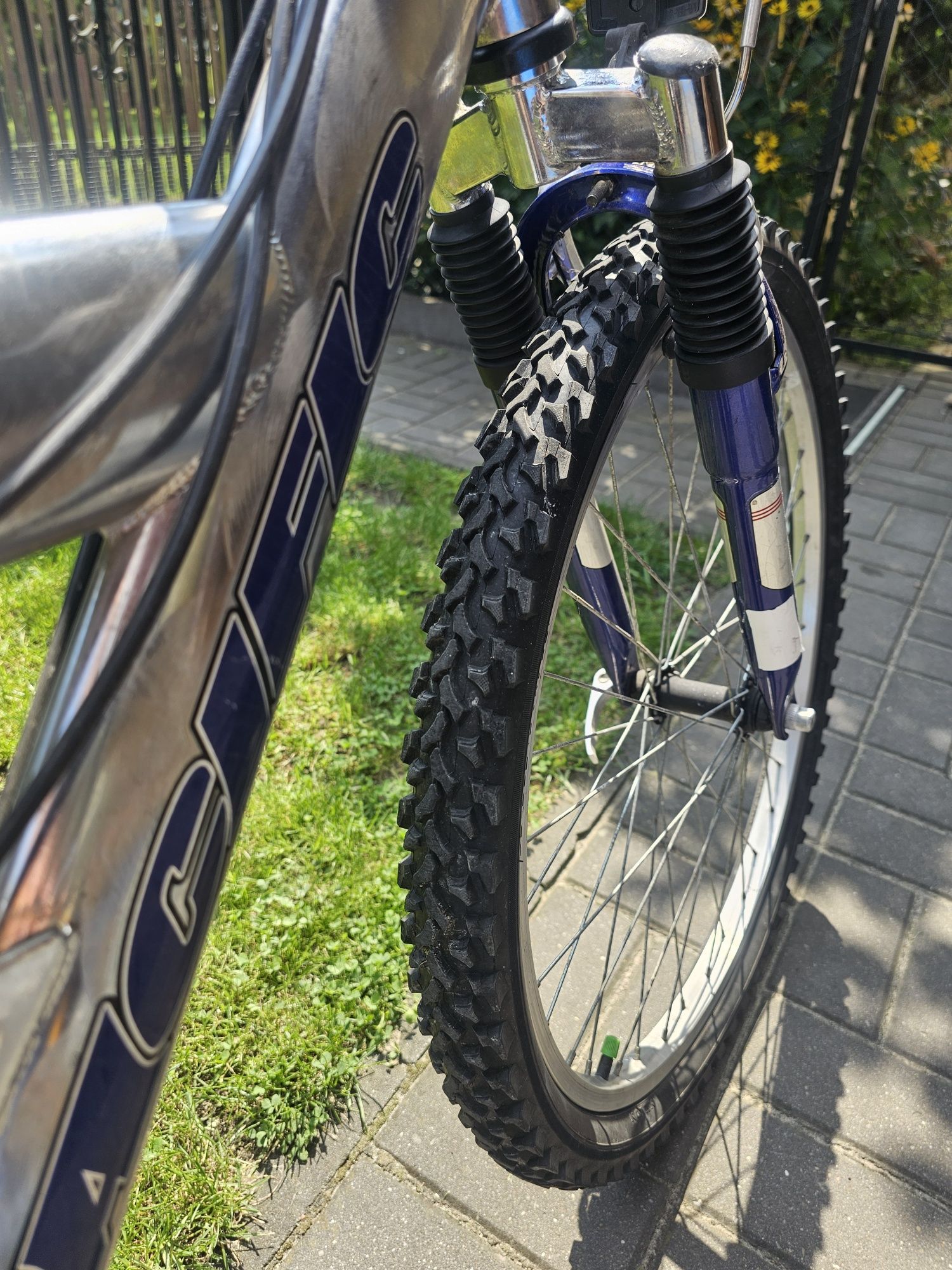 Rower górski MTB, koła 24, amortyzacja przód, tył