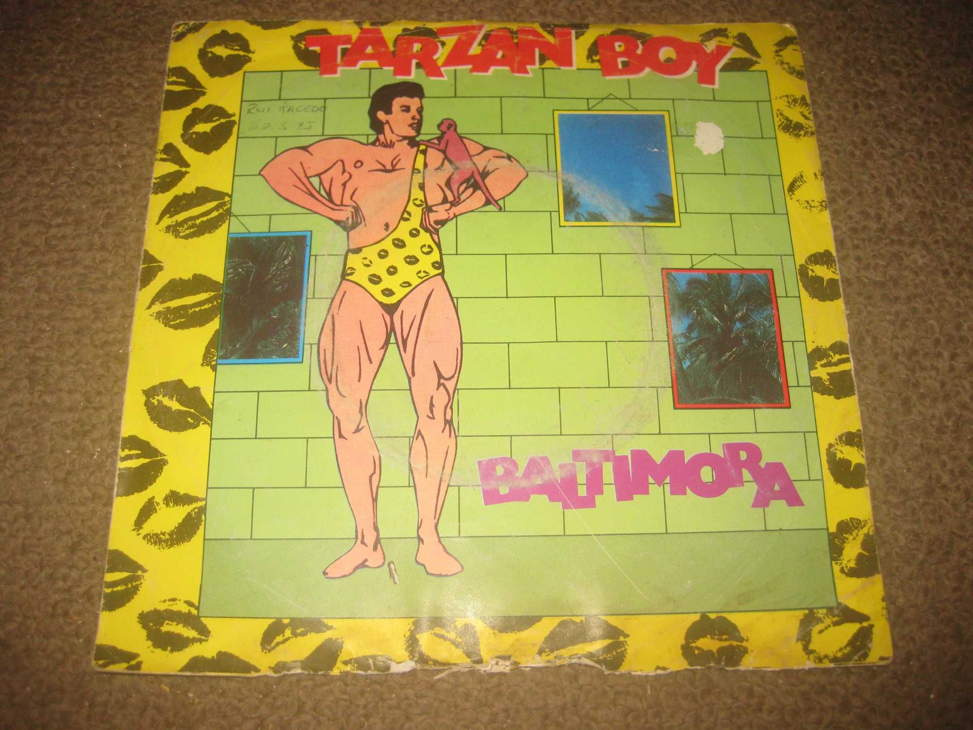 Vinil Single 45 rpm dos Baltimora "Tarzan Boy"