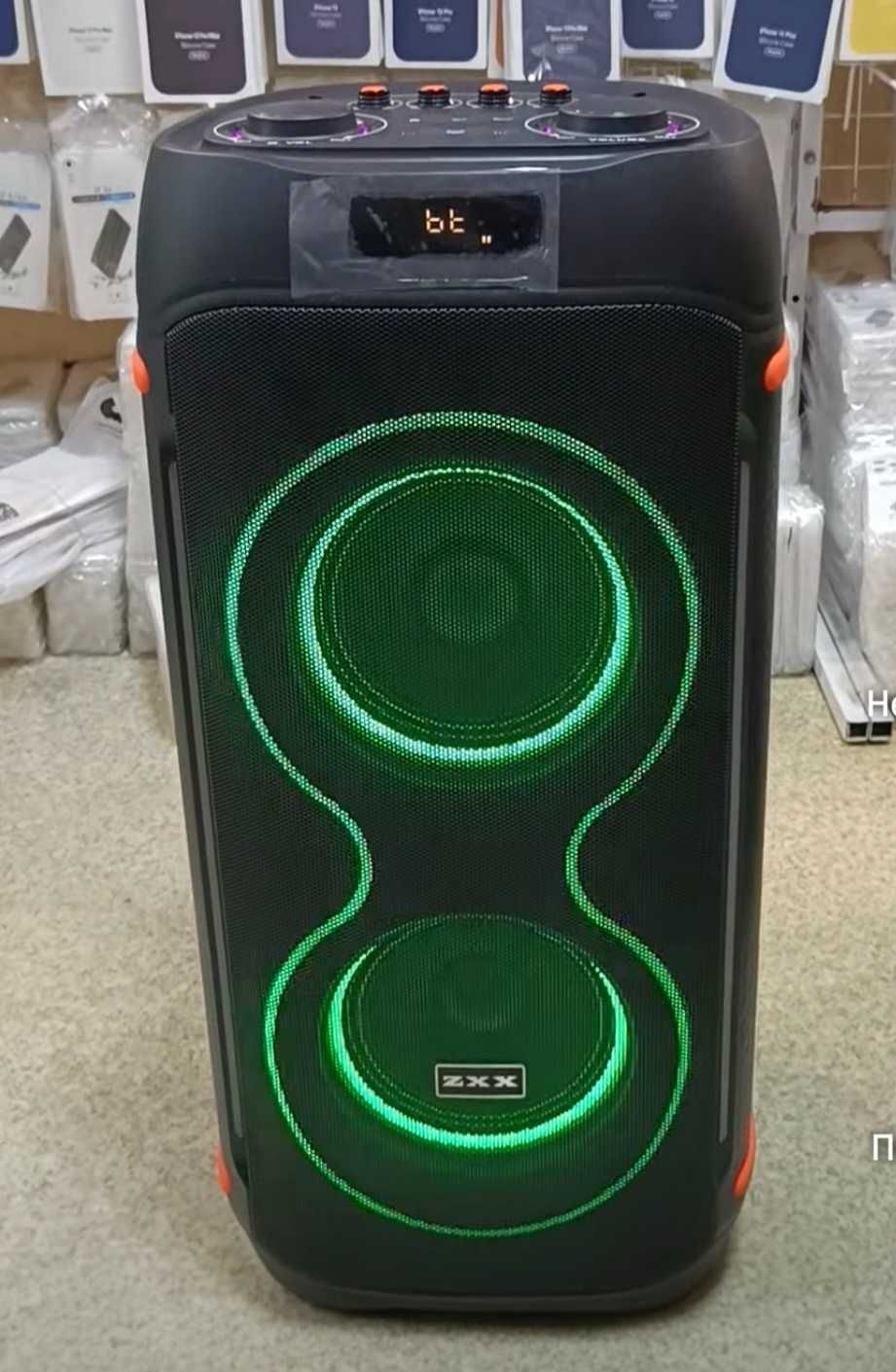Мощная Bluetooth колонка ZXX 1200 Вт с микрофоном и пультом